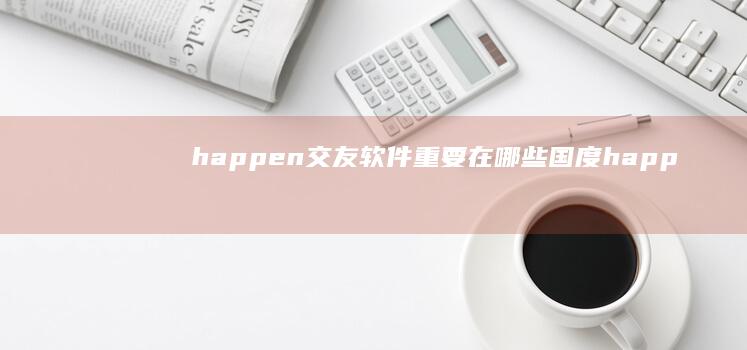 happen交友软件重要在哪些国度happ