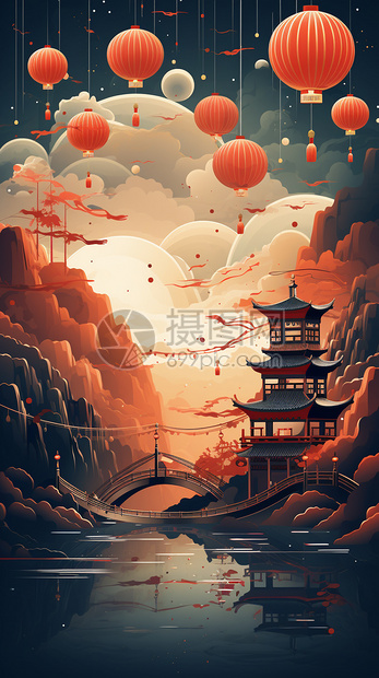精美插画艺术作品